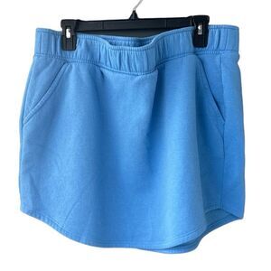 Wild Fable Soft Fleece Blue Mini Skirt Size XL